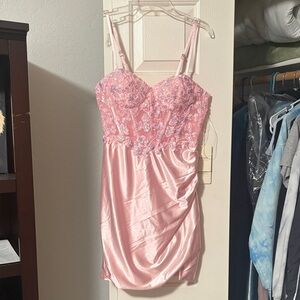 Blushing Pink Stacees Dress